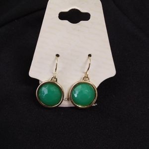 New Green and Gold earrings
